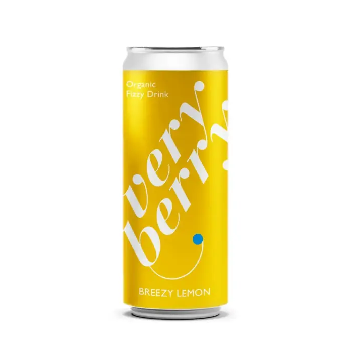 Gāzēts dzēriens VERY BERRY Breezy Lemon, bundžā, 0.33l (DEP)