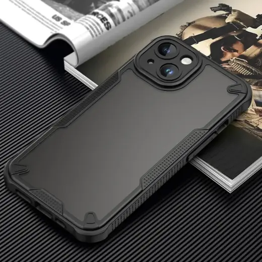 Defender Matt case for iPhone 15 6,1" black Фото num