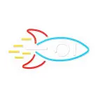 Neon PLEXI LED ROCKET multicolor NNE18 Neolia Фото num