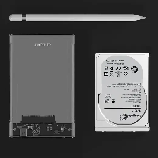 Orico 2139C3 2.5" HDD|SSD USB-C 5Gb|s Disk Drive - Transparent Фото num