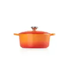 Le Creuset Чугунная кастрюля круглая Ø26см / 5,3л оранжевая Фото num