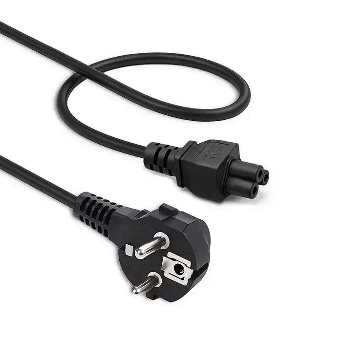 Qoltec Power cable IEC C5/SCHUKO | cloverleaf | 3x0.75mm² | 1.4m Фото num