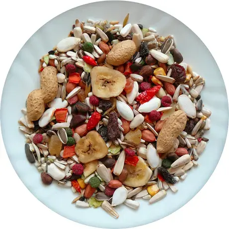 Barība lielajiem papagaiļiem – Avicentra food deluxe feed for big parrots, 1 kg Foto 2