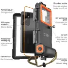TECH-PROTECT IPX8 UNIVERSAL DIVING WATERPROOF CASE BLACK/ORANGE — Фото 4