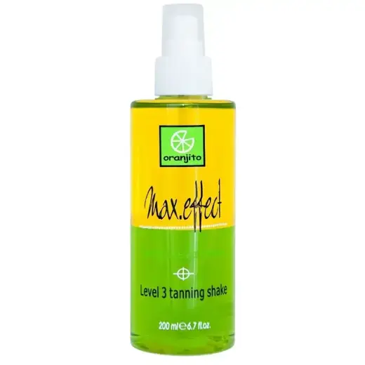 Oranjito Level 3 Shake 2-phase Tanning Bed Sunscreen 200 Ml