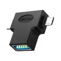 Adapter OTG USB 3.0 to USB-C and Micro USB Vention CDIB0 Photo