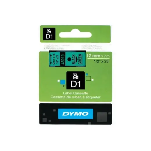 Dymo Schriftband 45019 Green Black (S0720590) Фото num