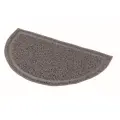 Cat litter tray mat : Trixie Cat litter tray mat, semi:circular, PVC, 59 × 35 cm, anthracite Photo
