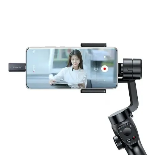 USAMS Bezprzewodowy mikrofon krawatowy ENC 2.4G Wireless Lavalier Microphone USB-C + 2x adapter ZB247MKF01 (US-ZB247) Photo