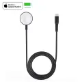 Choetech T319 MFI 5W wireless charger for Apple Watch + USB-C cable - black Foto 13