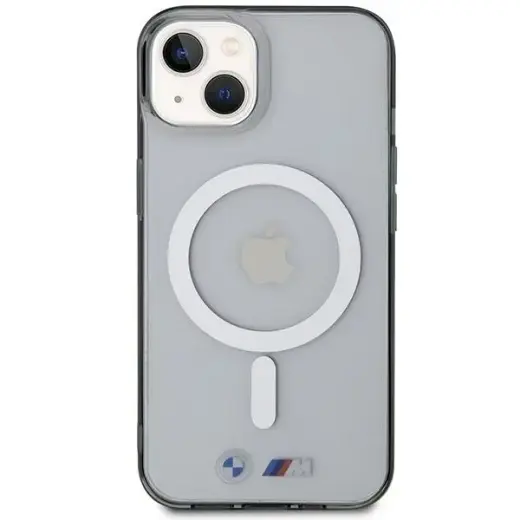 BMW BMHMP14SHCRS iPhone 14 6.1" case transparent hardcase Silver Ring MagSafe Foto 3