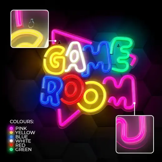 Neon PLEXI LED GAME ROOM multicolor NNE20 Neolia Foto 7