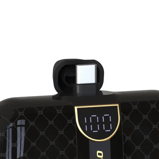 Mini bag-shaped Dudao K20SC power bank USB-C 5000mAh - black Photo