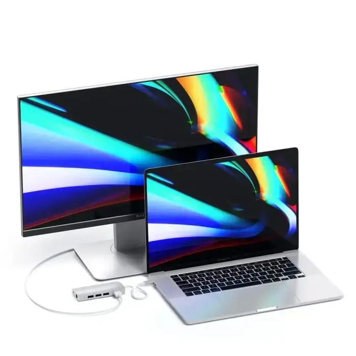 SATECHI adapter HUB 7in1 Type C ST-TCMA2S silver Фото num