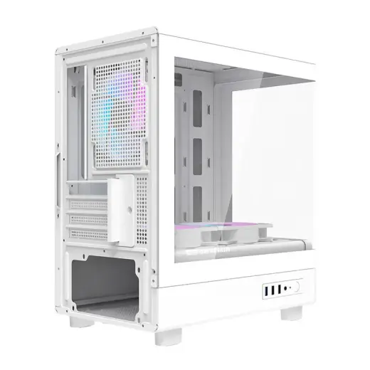 Darkflash DB330M computer case + 3 aRGB fans (white) Foto 9