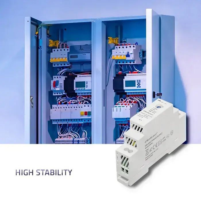 Qoltec DIN rail power supply | 12W | 5V | 2.4A Foto 3