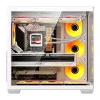 DarkFlash C280 computer case (white) + 7 fans — Foto 4