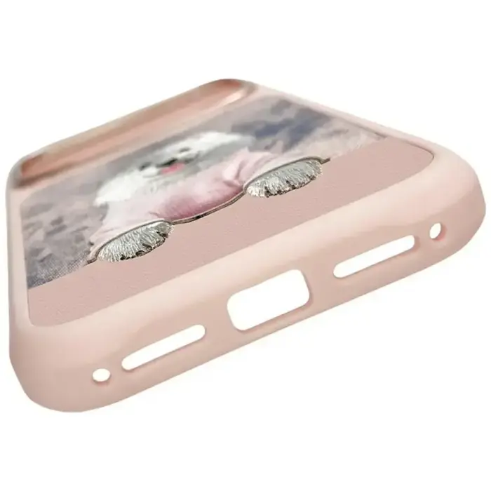 NIMMY case GENTLE PETS SERIES DOG compatible with MagSafe for IPHONE 18 Pro Max/17 Pro Max różowy