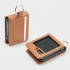Mercury Basic Diary Case for Samsung Galaxy Z Flip7 Light Brown — Foto 2