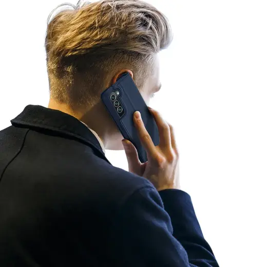 Dux Ducis Skin Pro Holster Cover Flip Cover for Samsung Galaxy S22 + (S22 Plus) blue Photo