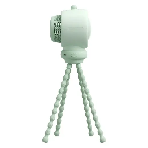 Jisulife Stroller Fan Life2S 5000mAh with Flexible Legs, Desk, Stroller, Filter - Green Фото num