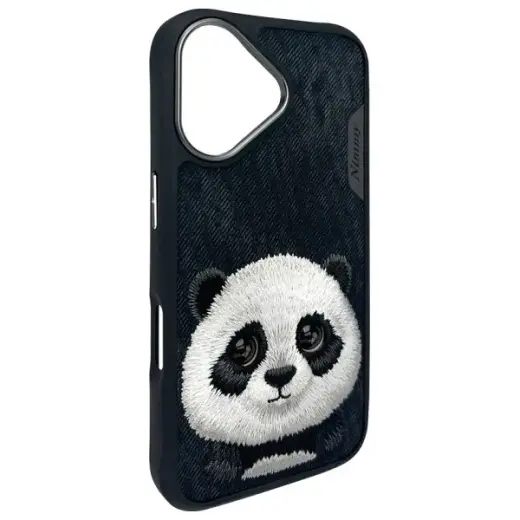 Nimmy Big Eyed Pet 2.0 Panda phone case for iPhone 16 black Photo