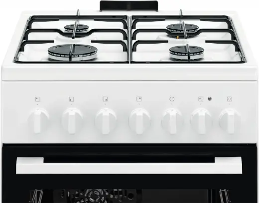 Electrolux gāzes plīts ar elektrisko cepeškrāsni, 50cm, balta Фото num