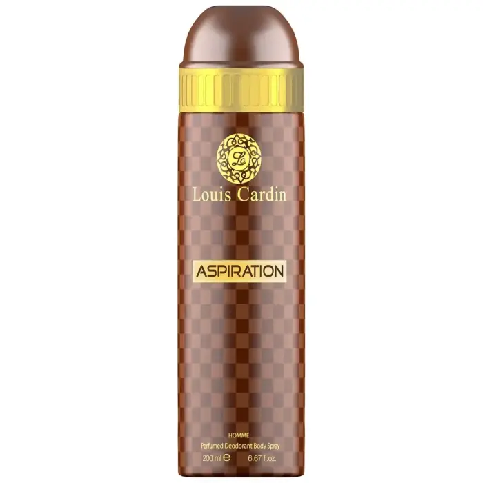 Louis Cardin, Aspiration, Deodorant Spray, For Men, 200 ml