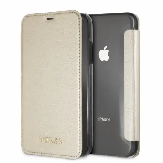 Guess  GUFLBKI65IGLTGO Protective phone book case for iPhone XS Max Photo