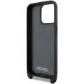 BMW BMHCP15L23PSCCK iPhone 15 Pro 6.1" czarny|black hardcase M Edition Carbon Stripe & Strap Фото num