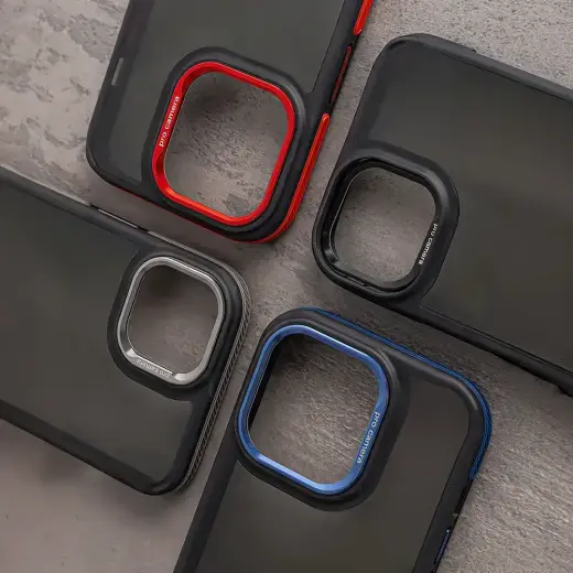 Crystal Black case for Samsung Galaxy M55 5G black Foto 9