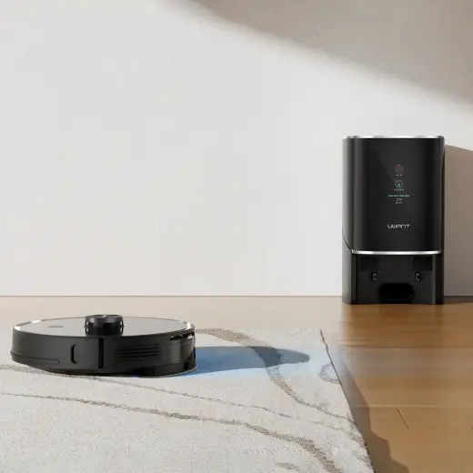 UWANT U100 Robot Vacuum Cleaner with Mop Function + Charging|Cleaning Station - Black Foto 7