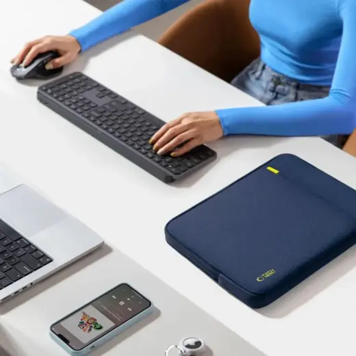 Tech-Protect Defender Laptop Bag 15-16 - Navy Blue Photo