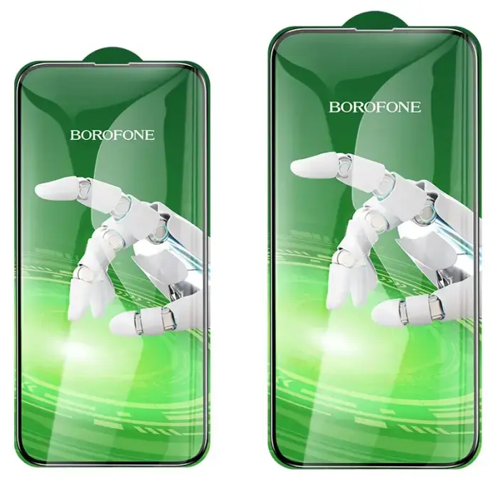 Borofone BF8 Diamond Armor 5D aizsargstikls telefona ekrānam iPhone 17 Pro Max (10 gab.)