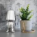 Night lamp Silver Man design A — Foto 2