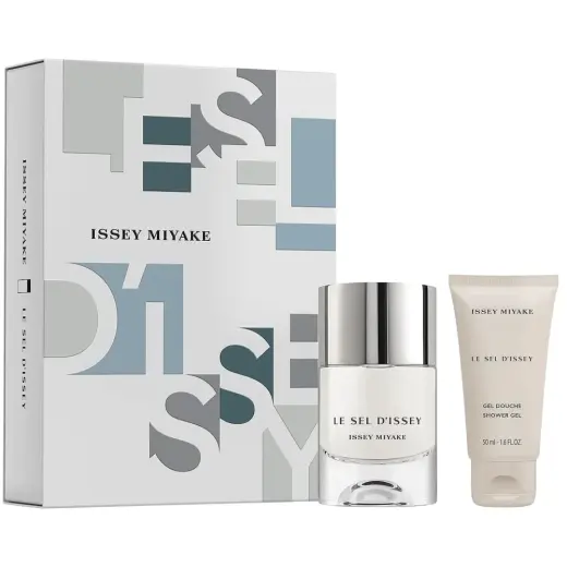 Set Issey Miyake: Le Sel D'Issey, Eau De Toilette, For Men, 50 ml + Le Sel D'Issey, Shower Gel, For All Skin Types, 50 ml Фото num