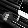 UGREEN миниджек 3,5 мм AUX плоский локтевой кабель 1 м (черный) Фото num