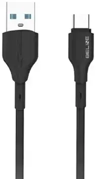 Beline BLNCBC01 data transfer and charging cable | USB-A to USB-C | 25W | 2m | black