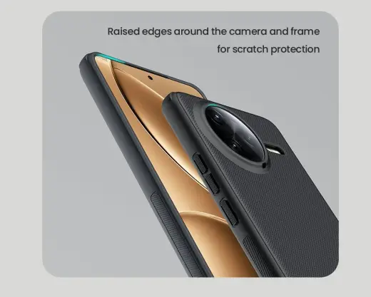 Nillkin Super Frosted PRO Magnetic Back Cover for Poco F7 Ultra Black Foto 6