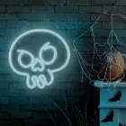 Neon PLEXI LED GRAFFITI SKULL turquoise FPNE15 Forever Light Foto 2