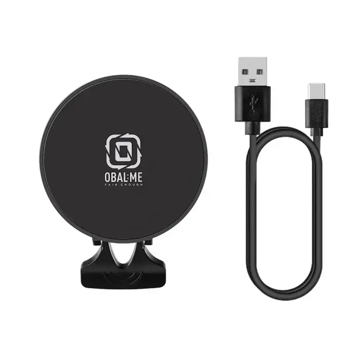 OBAL:ME MagNetix Core Wireless Car Charger Mount 15W Black Фото num
