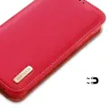 Dux Ducis Hivo Leather Flip Cover Genuine Leather Wallet For Cards And Documents Samsung Galaxy S22 + (S22 Plus) Red Photo