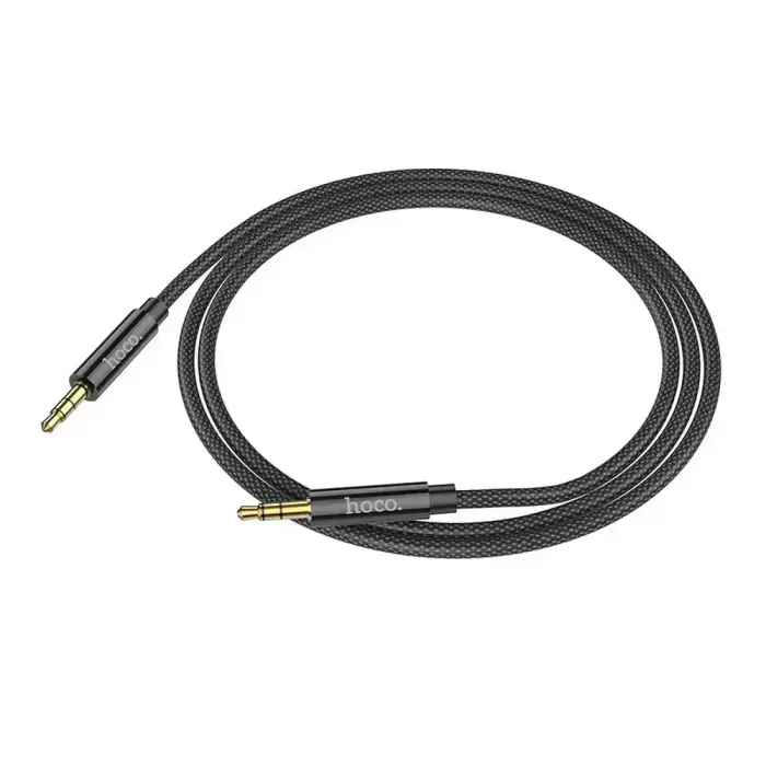 Cable AUX Jack 3,5 mm to Jack 3,5 mm Hoco 1 m UPA19 black Photo