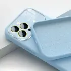 Soft Silicone Lens Case for Iphone 14 Pro light blue — Photo 2