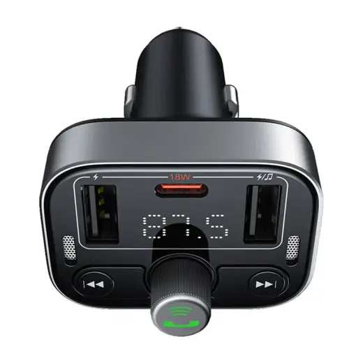 FM Transmitter Baseus S-09 Pro, Bluetooth (black) Фото num