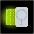 Universal suction cup Skinarma Stax MagSafe for phone
 niteglow Photo