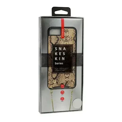 BAG - SNAKE Leather Case - IPHONE XS MAX Gold Фото num