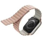 Uniq Revix Magnetic Strap for Apple Watch 42 | 44 | 45 | 49 mm - Pink and White Foto 1