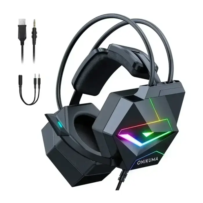 ONIKUMA X20 Gaming Headphones (Black)
