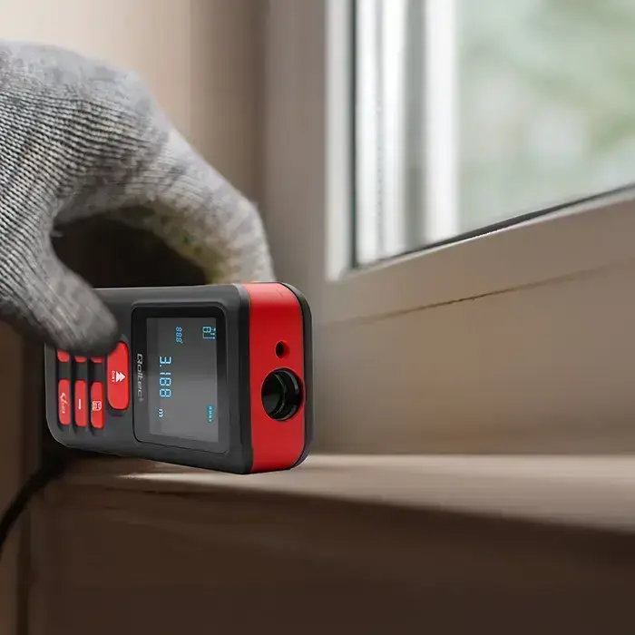 Qoltec Precise digital laser distance meter with an electronic level | LCD with backlight | 50m Foto 9